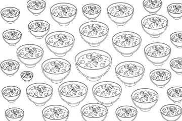 food background.