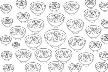 food background.