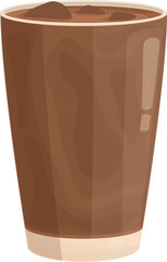 Cold espresso icon cartoon vector. Coffee drink. Latte fresh