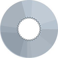 Icing nozzle sugar icon cartoon vector. Metal pastry. Decorating tool