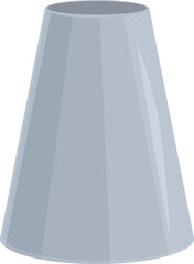 Metal pipe icon cartoon vector. Cake icing. Pastry piping