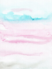watercolor hand drawn abstract background