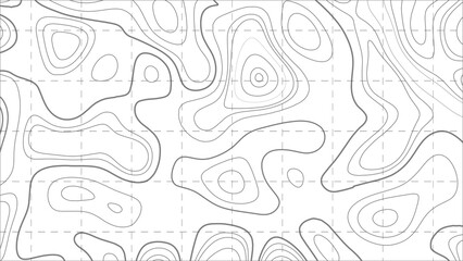 Map background with topographic contours. Abstract topographic map. Vector Illustration.