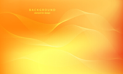 Abstract gradient background. Wave element for design. Digital frequency track equalizer. Stylized line art. Colorful shiny wave with lines created using blend tool. Curved wavy smooth stripe. Vector.