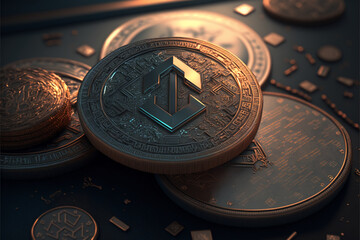 Imaginary Cryptocurrency generated by AI