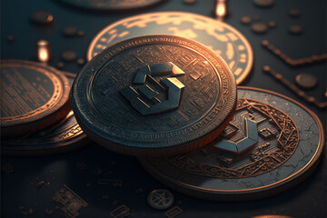 Imaginary Cryptocurrency generated by AI