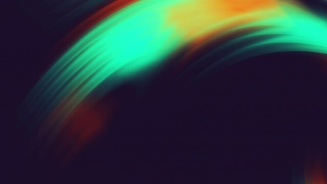 4K.abstract red orange green purple motion graphic wave gradient animation and free big space on right bottom screen.