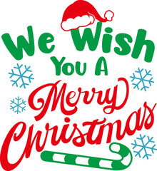 Wish Merry Christmas SVG