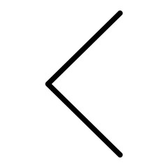 left arrow line icon