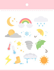 Easy-to-use hand drawing sticker illustration 
