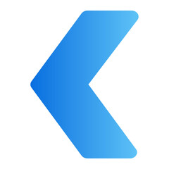 left arrow gradient icon