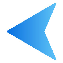 left arrow gradient icon