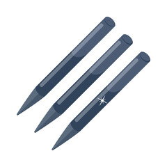 A customizable flat icon of knife 