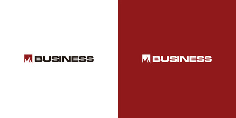 Square Fire Logo Design Template