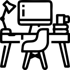 Computer icon symbol in a white background, black laptop icon symbol on the white background	
