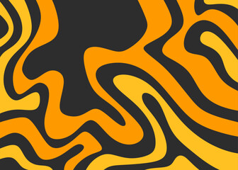 Abstract background with colorful wavy line pattern