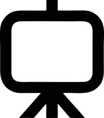 Computer icon symbol in a white background, black laptop icon symbol on the white background	
