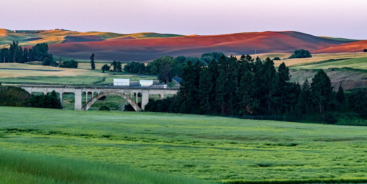 landscape scenes in palouse washington