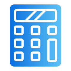 calculator gradient icon