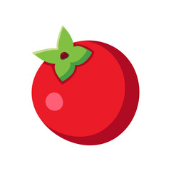 Tomato vector illustration. Drawing of tomato. Summer holiday, decoration, nature, paradise, food concept for greeting card