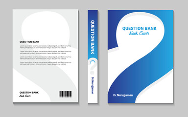 Book front and back cover  design
