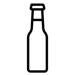 Bottle line icon