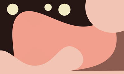 abstract background pastel colors pink, cream, brown. Vector Illustration with place for your text