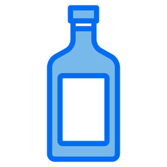 Alcoho blue line icon
