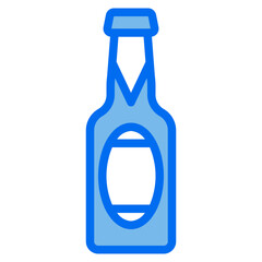 Alcohol blue line icon