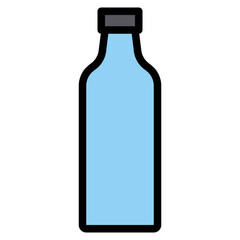 Bottle line icon