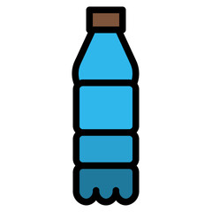 plastic bottle line icon