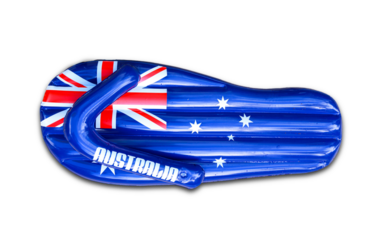 Large Plastic Australian Flag thong