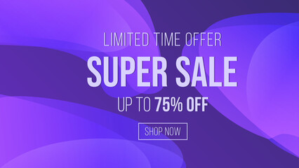 Sale Shopping Poster or banner background. Flash Sales banner template design for social media and website. Special Offer Flash Sale campaign or promotion.