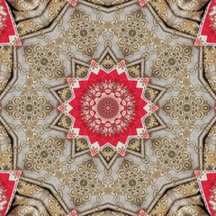 Ethnical mixed Embroidery design concept. Antique illustration art for website, user interface theme. Interior decoration idea. Abstract pattern for the carpet background