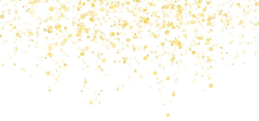 falling gold magic dust frame particles