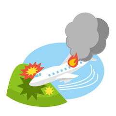 墜落　飛行機