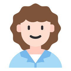 female flat icon