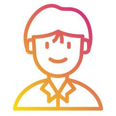 female gradient icon