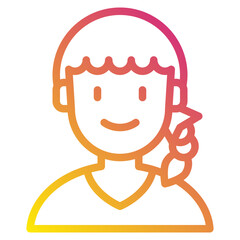 female gradient icon