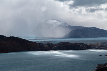 Fototapeta na wymiar Upsala Glacier and Argentina Lake, Patagonia, Argentina.