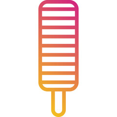 popsicle gradient icon