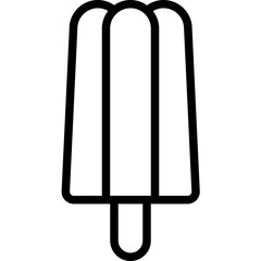 popsicle line icon