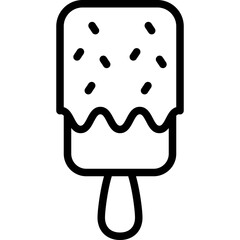 popsicle line icon