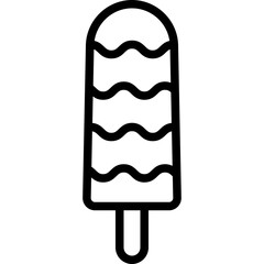 popsicle line icon