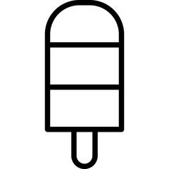 popsicle line icon