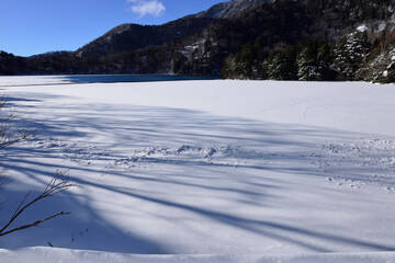 冬の湯ノ湖