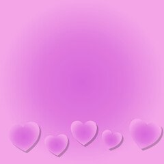 pink heart background