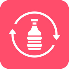 Plastic Recycle Icon Style