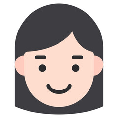 smile flat icon