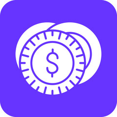 Coins Icon Style